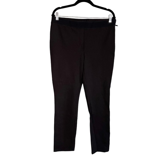 White House Black Market Denim - White House Black Market Women's Black Zip Mid Rise Skinny Ankle Pants Size 12
